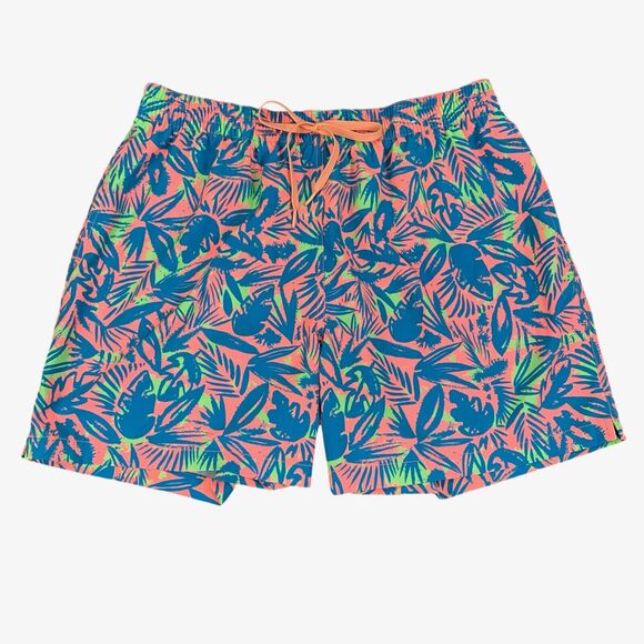 Chubbies Shorts Mens XL Extra Large Blue Brief Lined Elastic Waist Drawstring - Picture 1 of 13